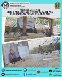 PEMBINAAN RUTIN UNTUK PELESTARIAN, PEMBERDAYAAN P3A DINAS PUPRKP KAB. GUNUNGKIDUL